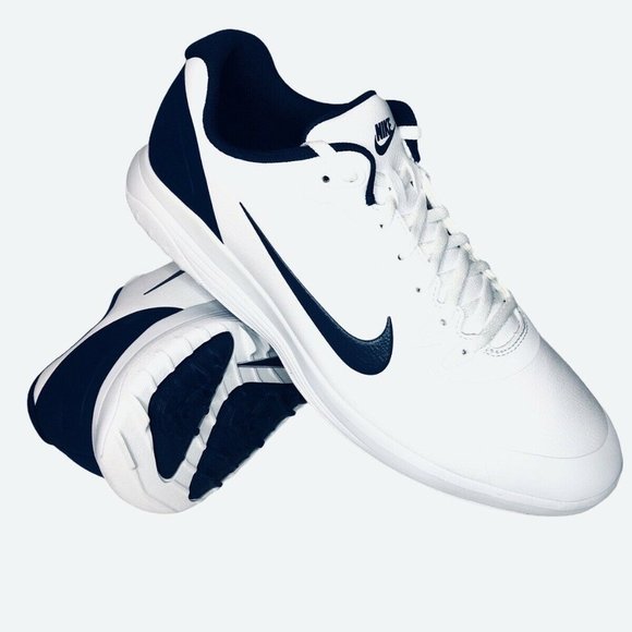 Nike Mens Infinity G Spikeless Golf Shoes White Navy CT0535-102 Wide Size 10 - Picture 9 of 10